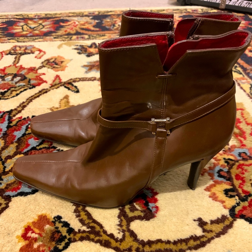 Donald J. Pliner pointed toe heeled booties